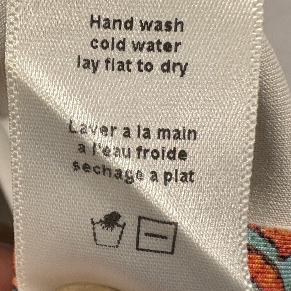 Clover Canyon Womens Orange Floral Sleeveless Stretch Party Sheath Dress Sz S - Picture 13 of 13